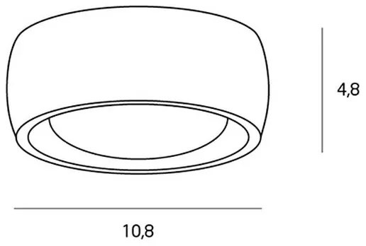 Plafonieră LED pentru baie MAXLIGHT C0135 KODAK LED/8W/230V IP44 alb