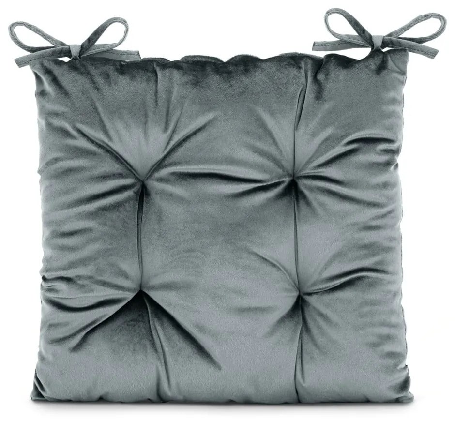 Pernă de scaun din catifea 40x40 cm Aleksa – Restilo