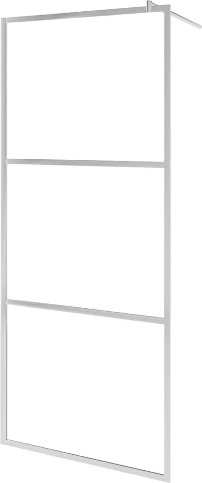 vidaXL Paravan de duș walk-in, 80 x 195 cm, sticlă ESG transparentă