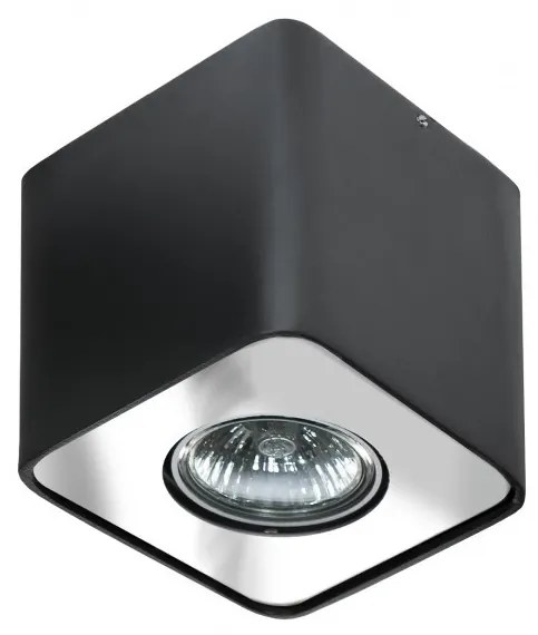 Spot aplicat tavan/plafon stil modern Nino 1 Black/Chrom