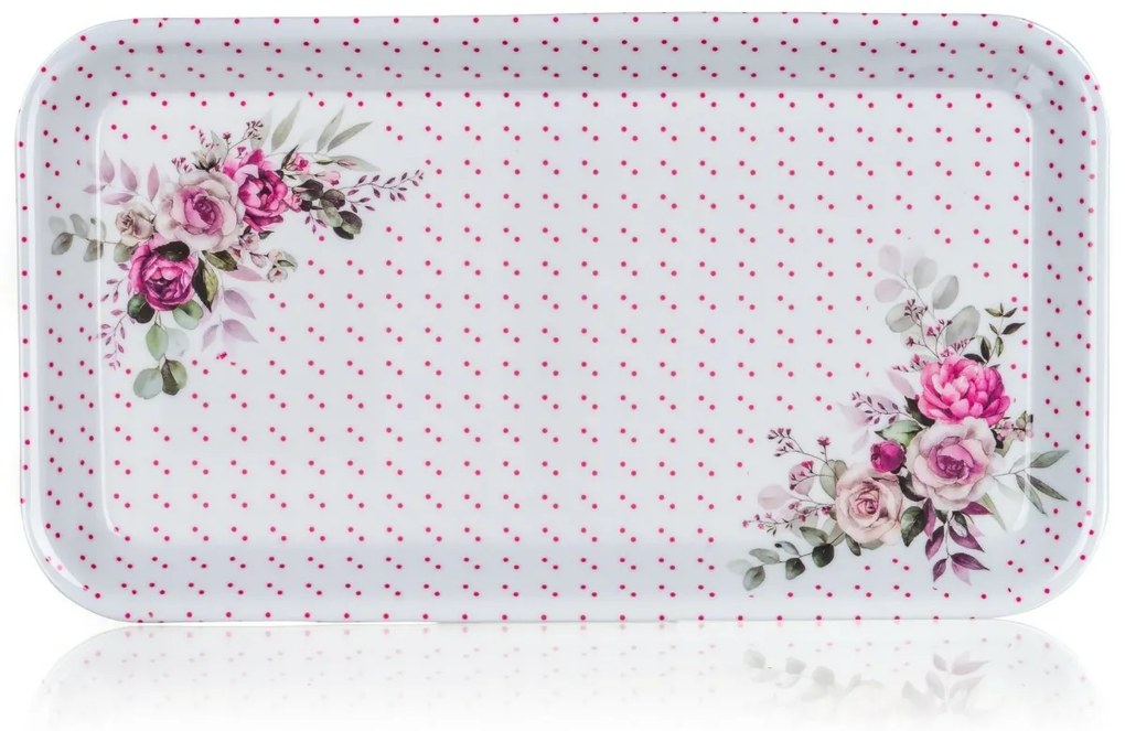 Banquet Tava din melamină ROSE 29,5 x 16,5 cm