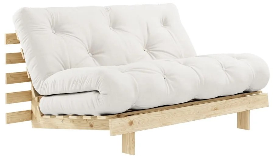 Canapea extensibilă albă 140 cm Roots - Karup Design