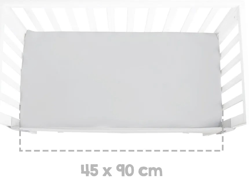 Pătuț alb 90x45 cm – Roba