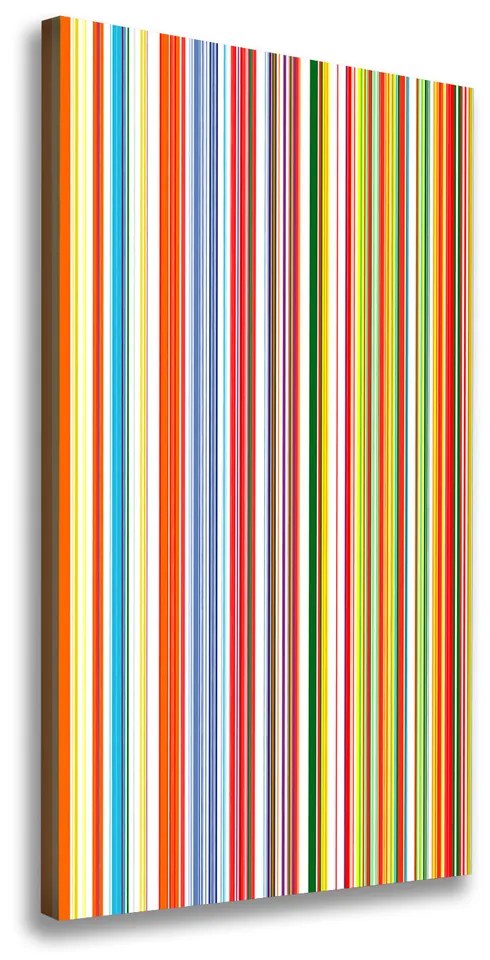Tablou pe pânză canvas Dungi colorate