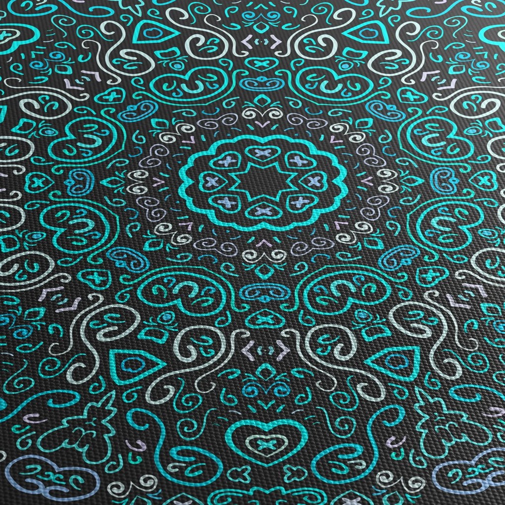 Tablou cu abstracție ornamentală (70x50 cm)
