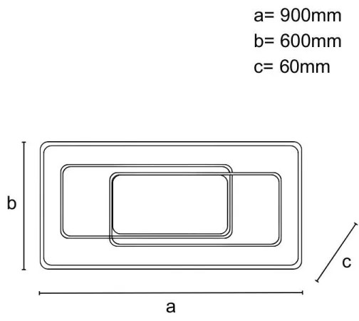 Plafonieră LED dimabilă, 160 W, 230 V, 3000–6500 K, cu telecomandă