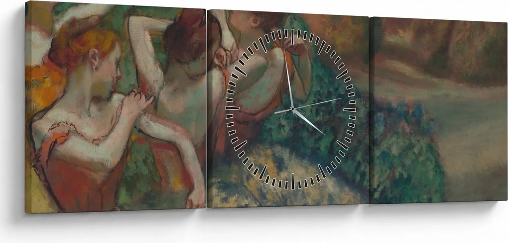Tablou - Edgar Degas, Four Dancers, reproducere (cu ceas) (90x30 cm)
