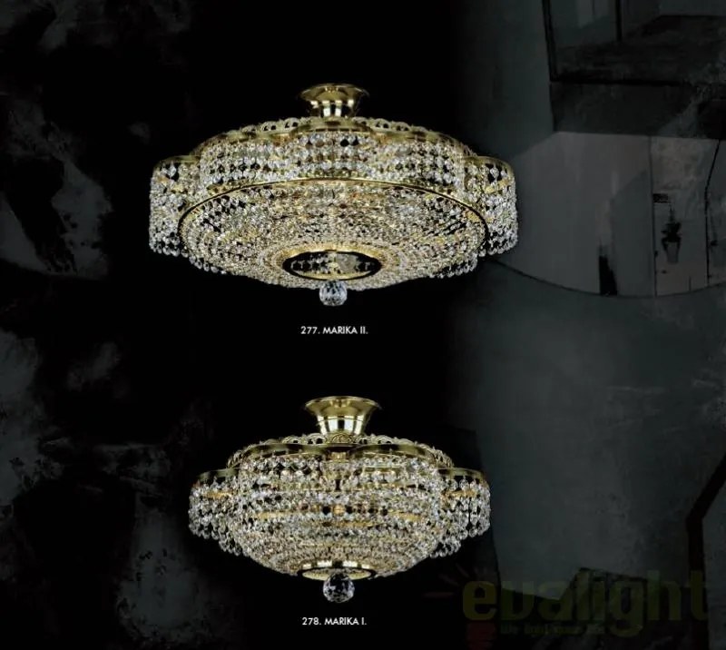 Plafoniera Cristal Bohemia Exclusive diametru 55cm Marika II. CE