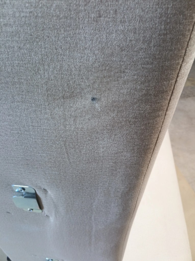 OFERTA Canapea de colt extensibila crem MONORA, reversibila Calitatea a II-a
