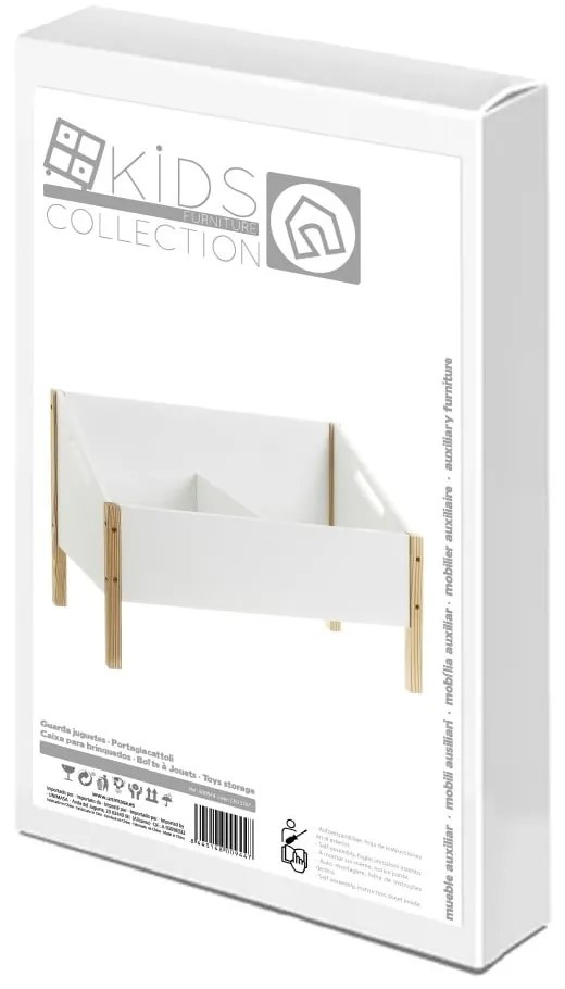 Bibliotecă de copii albă 63x42 cm – Casa Selección