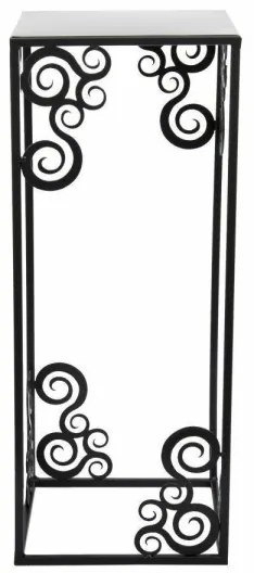 Suport pentru flori 60x24 cm, negru