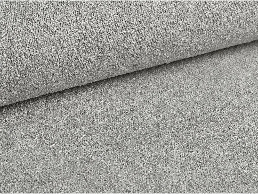 Pat matrimonial gri tapițat cu spațiu de depozitare cu somieră 160x200 cm Eric – Micadoni