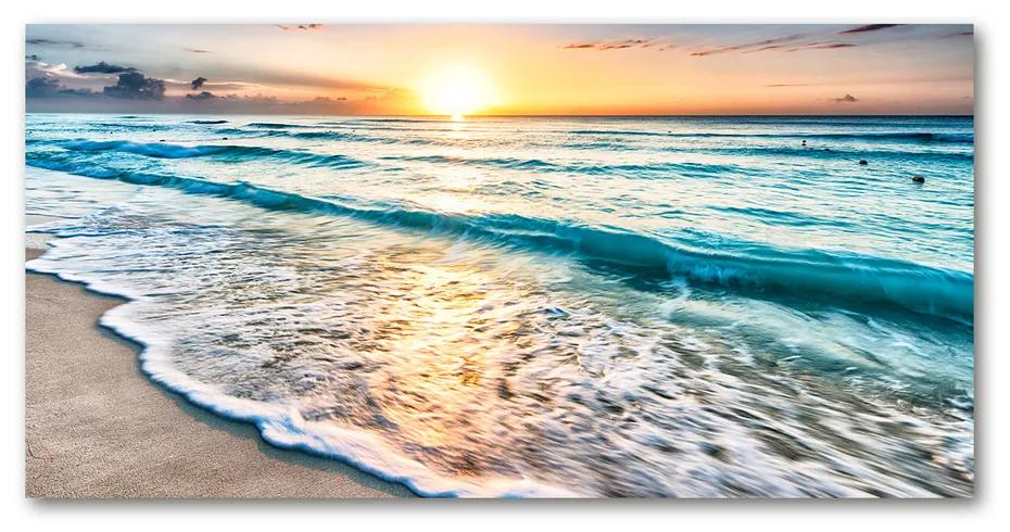 Tablou acrilic Sunset beach