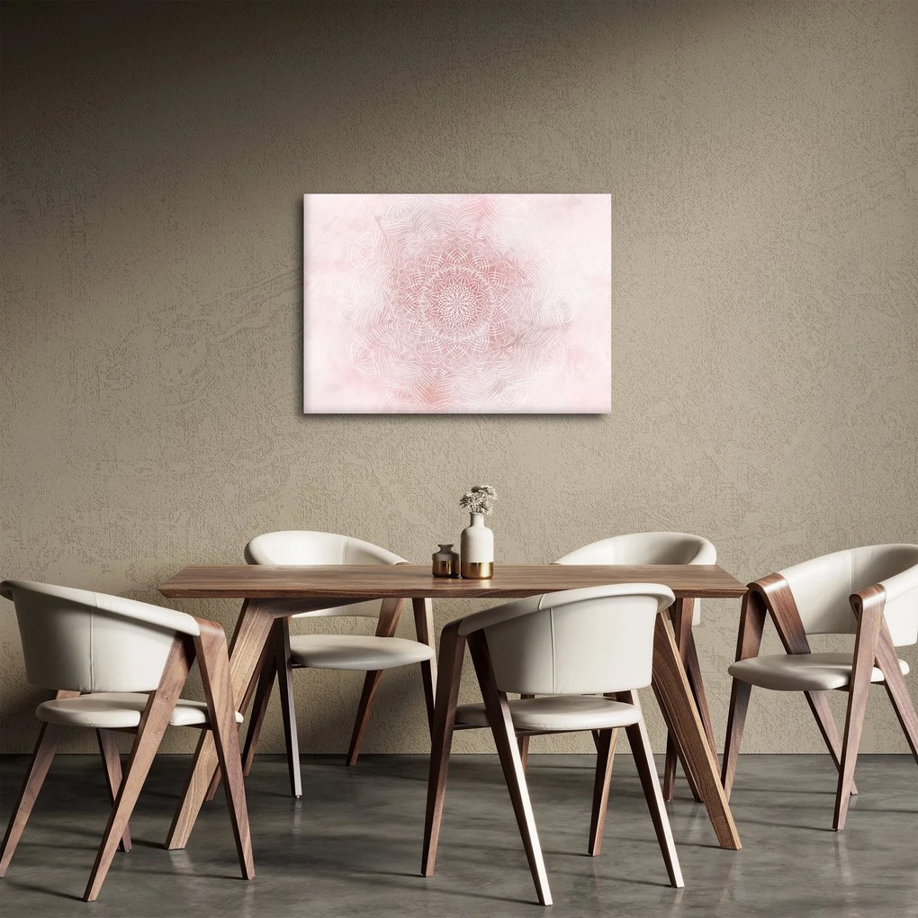 Tablou - Mandala roz (70x50 cm)