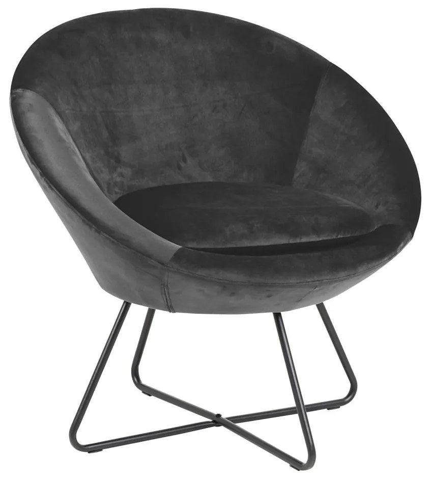 Scaun BERYL gri închis