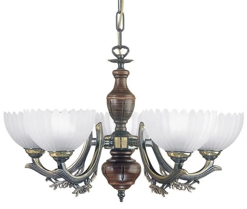 Candelabru clasic cu 5 brate design italian 2805