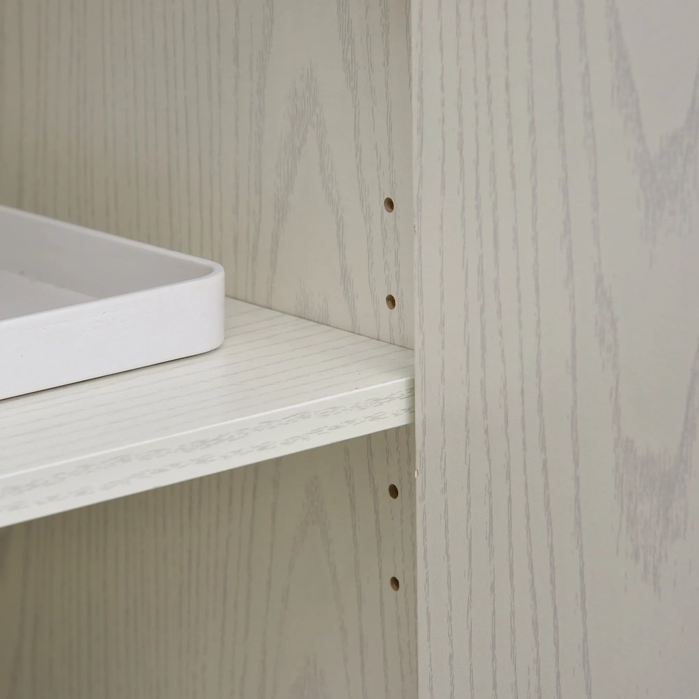 HOMCOM Cărucior cărucior cuptor cu microunde dulap 2 uși - dim. 60,4L x 40,3l x 97H cm - alb | Aosom Romania