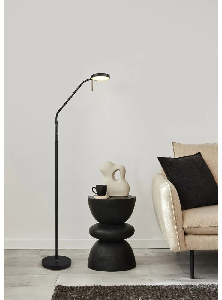 Lampadar negru LED (înălțime 160 cm) Moreno – Reality