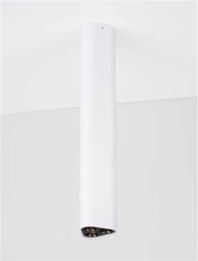 Plafoniera LED tip spot ETHO alb/negru/30,5cm