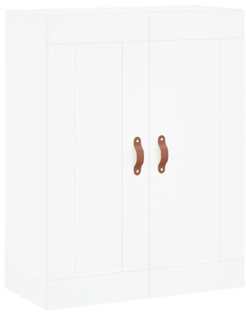 vidaXL Dulap montat pe perete, alb, 69,5x34x90 cm, lemn prelucrat