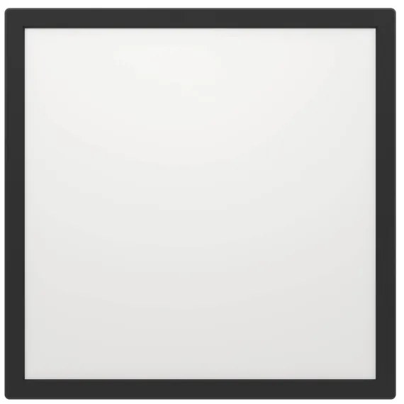 Plafonieră LED de exterior Eglo 901443 ROVITO 17,6W/230V 39x39 cm IP44 negru