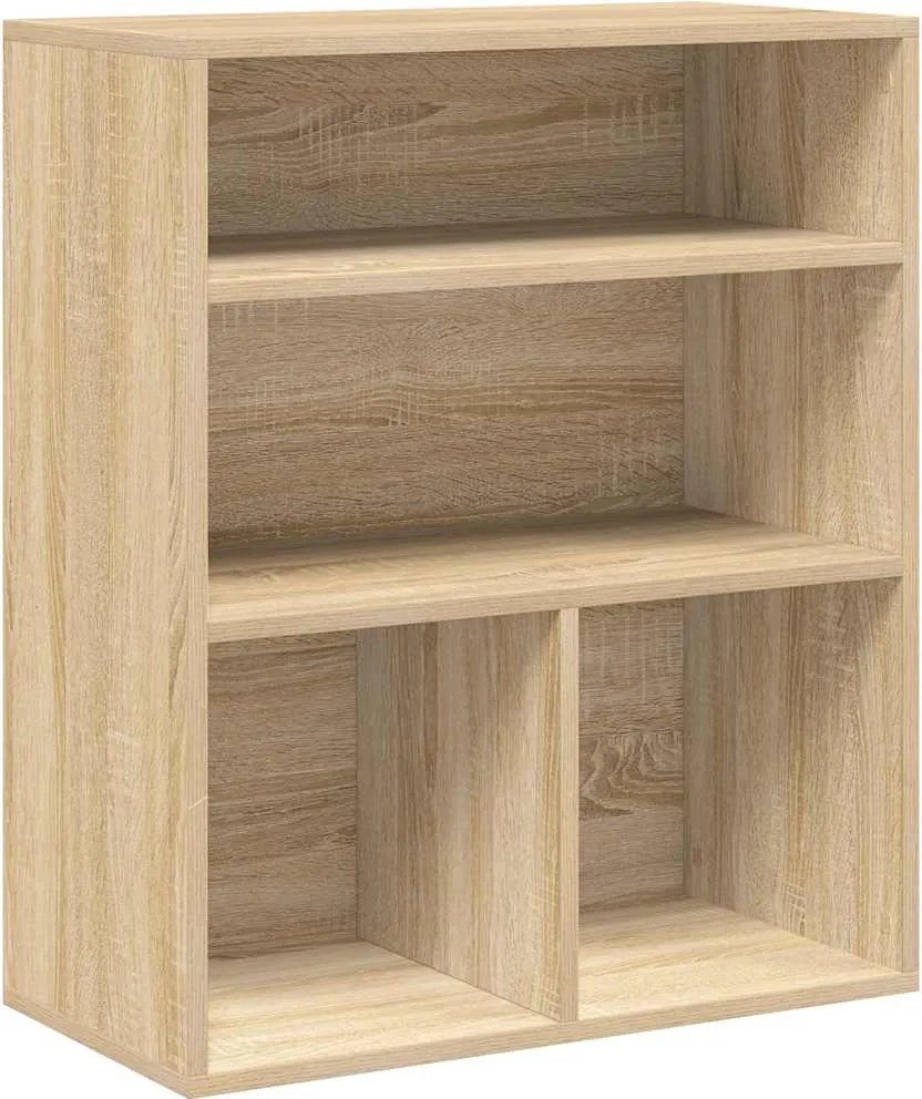 vidaXL Bibliotecă, stejar Sonoma, 60x30x71,5 cm, lemn prelucrat