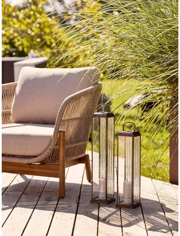 Felinar din metal/din sticlă (înălțime 60 cm) Herslev – House Nordic