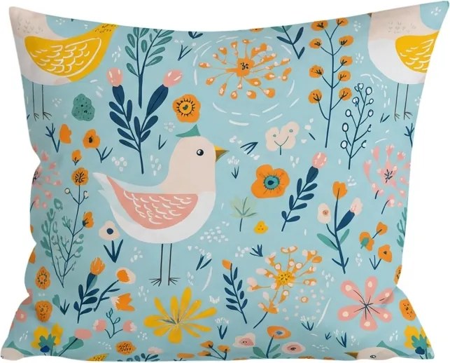 Husa de perna din microfibra SPRING TWEET 45x45 cm, colorat