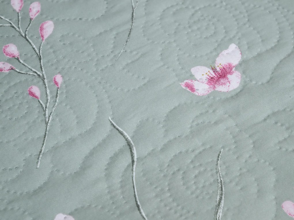 Cuvertura de pat SNUVIA, verde Dimensiune: 220 x 240 cm