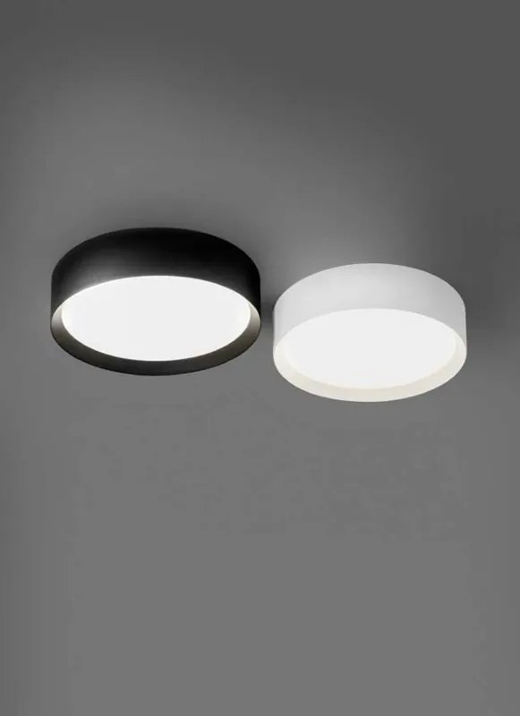 Plafoniera LED AVA 40cm, alb sau negru