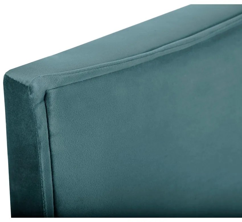 Tăblie de pat albastru petrol 200x120 cm Natalia – Milo Casa