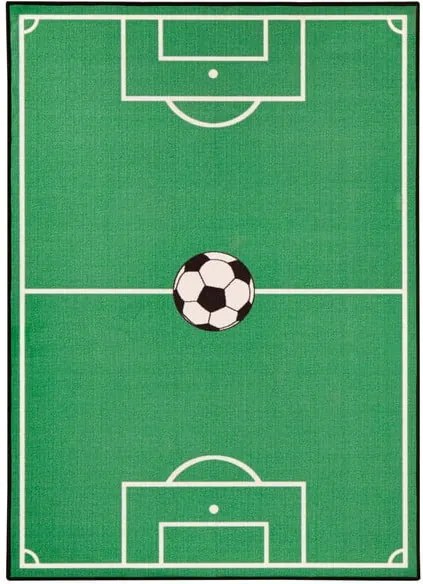 Covor pentru copii Zala Living Football, 200 x 290 cm, verde