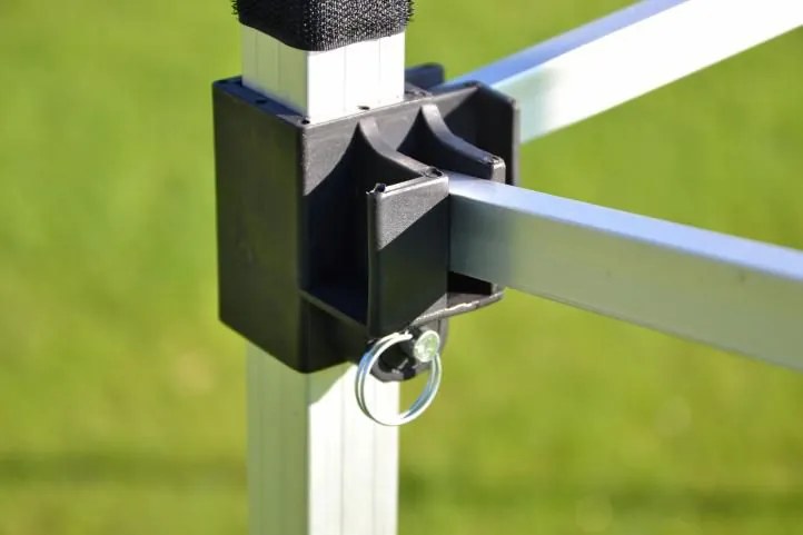 Cort grădină Foarfecă PROFI 3x3m negru+4 pereți laterali