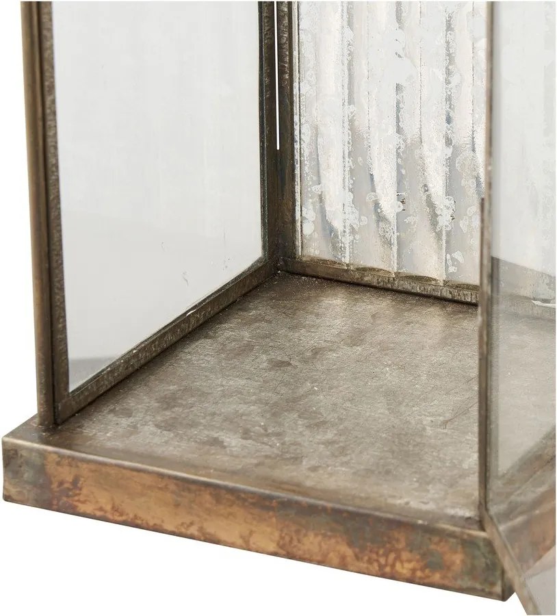 Felinar din metal/din sticlă (înălțime 49 cm) Herslev – House Nordic