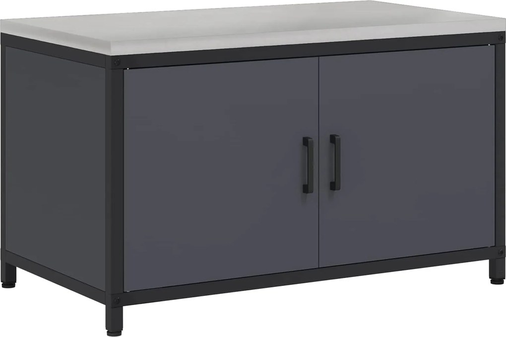 vidaXL Depozitare pentru bucătărie Antracit 60 x 50 x 92 cm Oțel