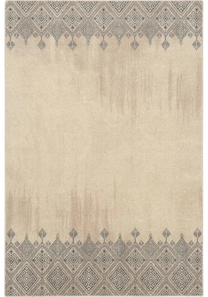 Covor bej din lână 133x180 cm Decori – Agnella