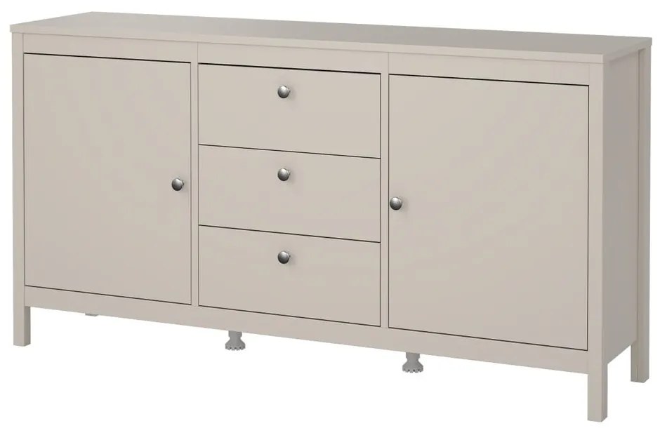 Comodă grej 152x80x38 cm Madrid – Tvilum