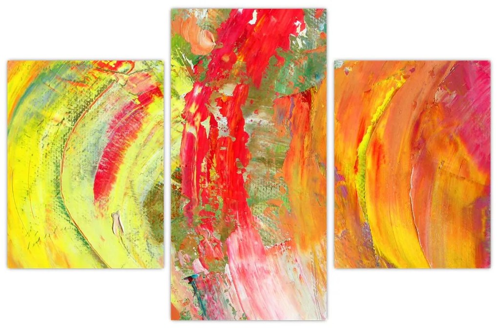 Tablou cu abstracție- pictura (90x60 cm)