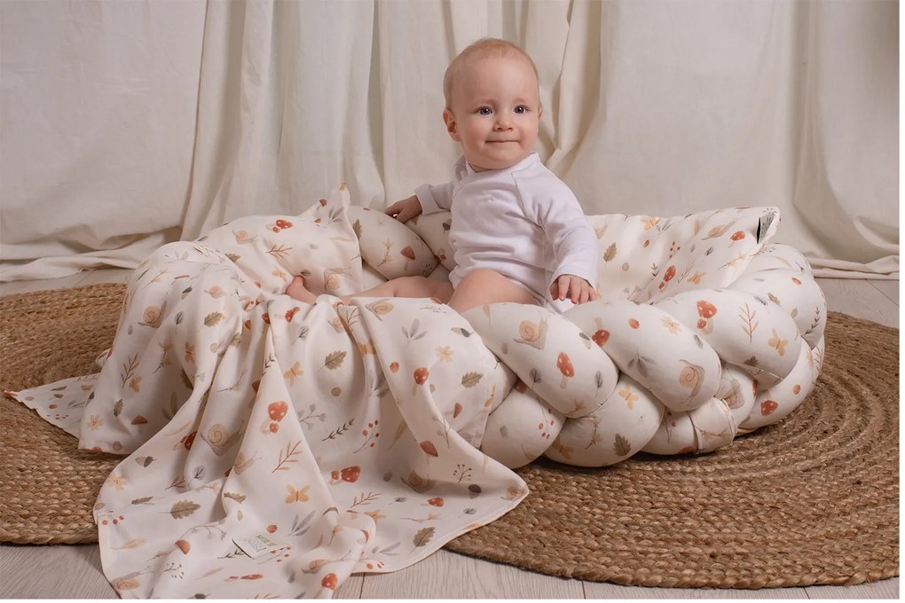 Perna pentru gravide si alaptare, husa detasabila din bumbac 100% si umplutura antialergica BabySoft  , Comori din natura, Amy