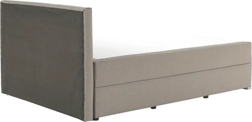 Pat tip BOXSPRING 140x200, taupe gri-maro, FERATA TV KOMFORT