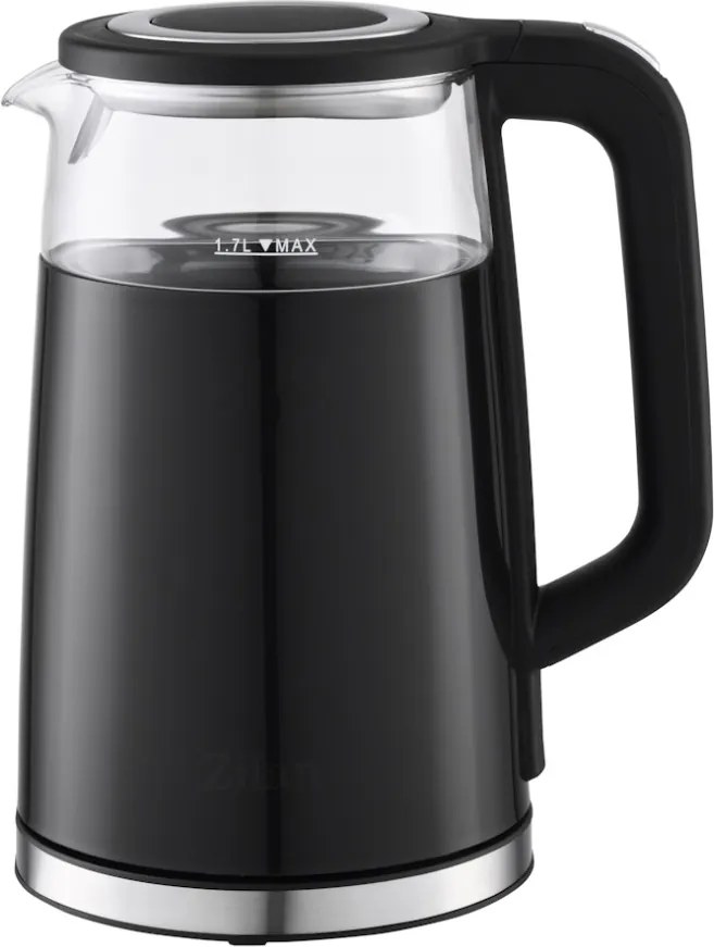 Fierbator electric Zilan ZLN7859 Negru, ecran digital, putere 2200W, panou de comanda tactil