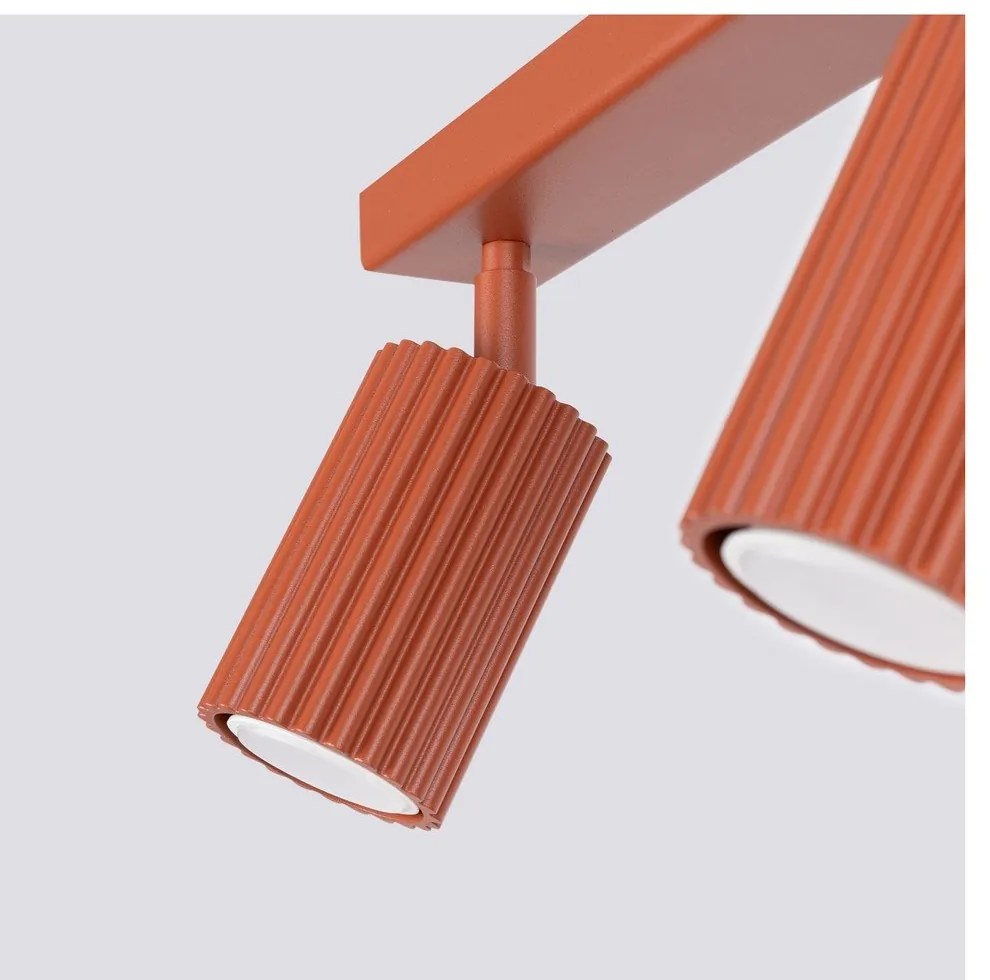 Spot cărămiziu 6,5x45 cm Gleam – Sollux