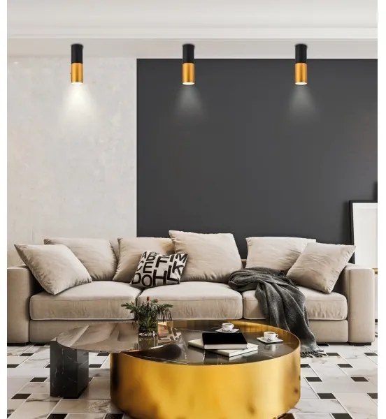 Plafonieră TUBA 1xGU10/15W/230V