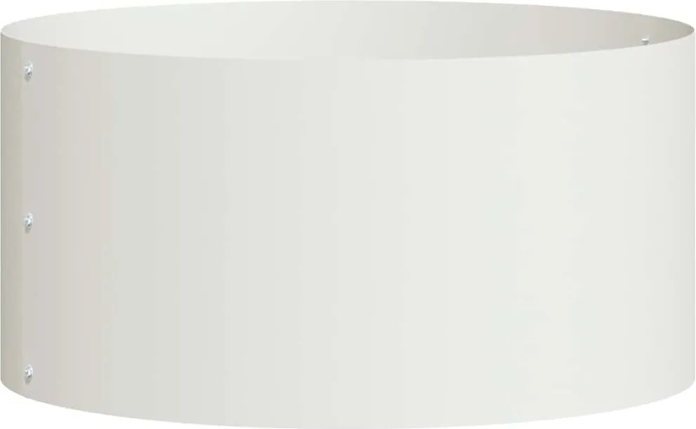 vidaXL Inele pentru vaze Alb 40 x 40 x 20 cm Oțel laminat la rece