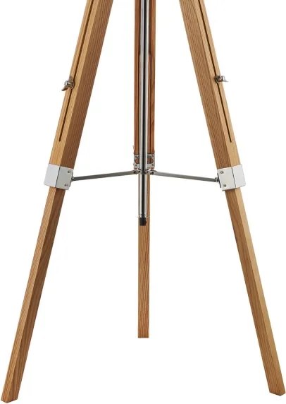 Där Lighting EAS4943 - Lampă de podea EASEL 1xE27/60W/230V maro