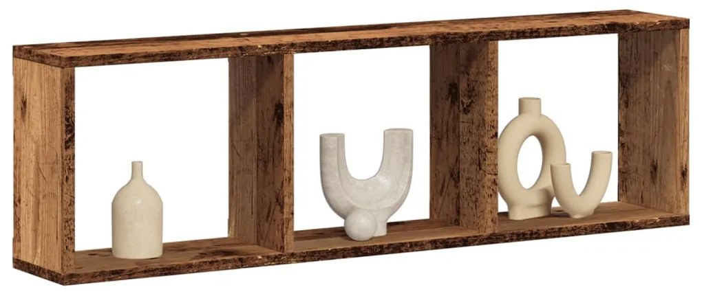 vidaXL Dulap de perete, lemn vechi, 100x16x30 cm, lemn prelucrat