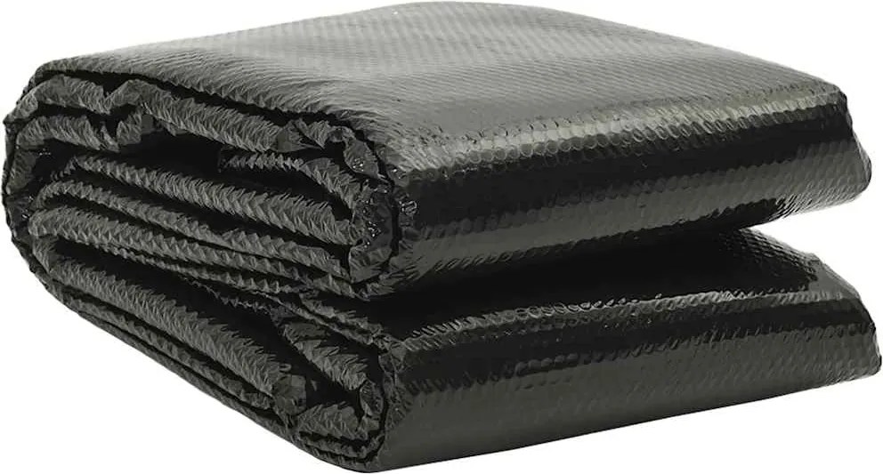vidaXL Prelată piscină, negru, 488 x 244 cm, PE