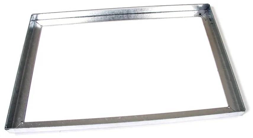 Covoraș metalic grilaj 50 x 100 x 3,3 cm, argintiu