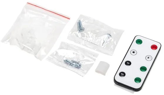 Bandă LED solară dimabilă Aigostar LED/1,6W/3,2V 3 m 2700K IP65 + telecomandă