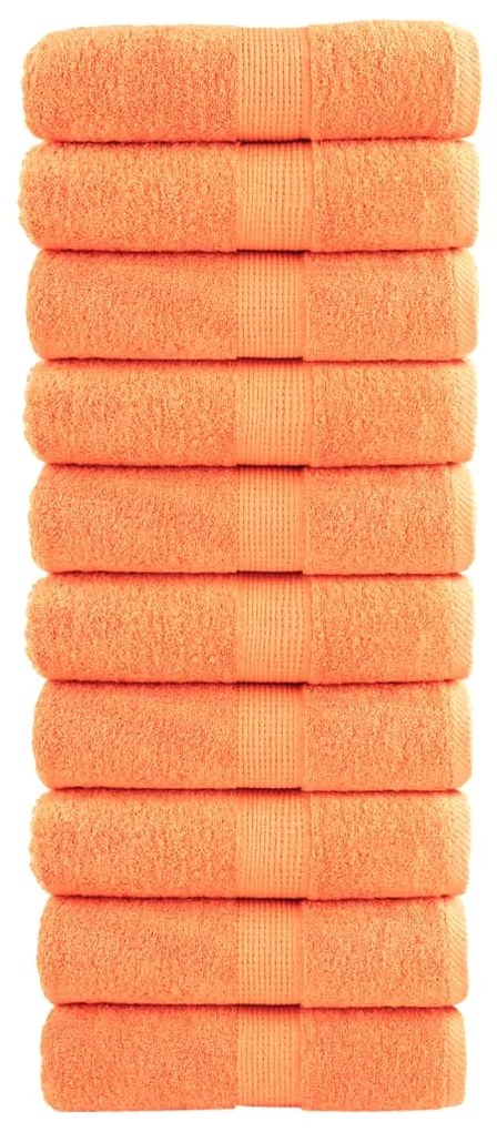 vidaXL Prosoape oaspeți premium SOLUND 10 buc. 30x50 cm 600 gsm